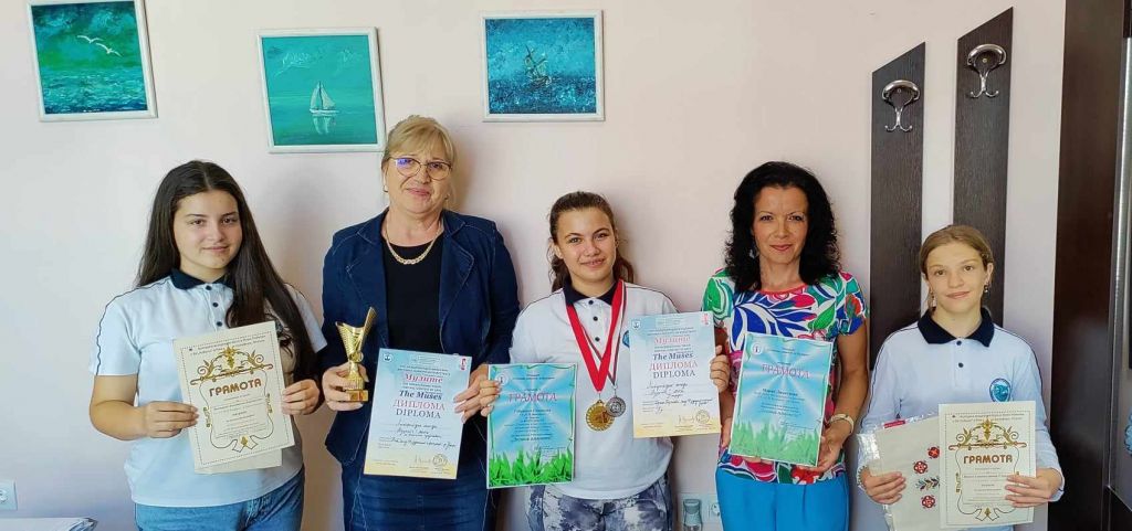 Победители в международни и национални конкурси - СУ Никола Йонков Вапцаров - Царево